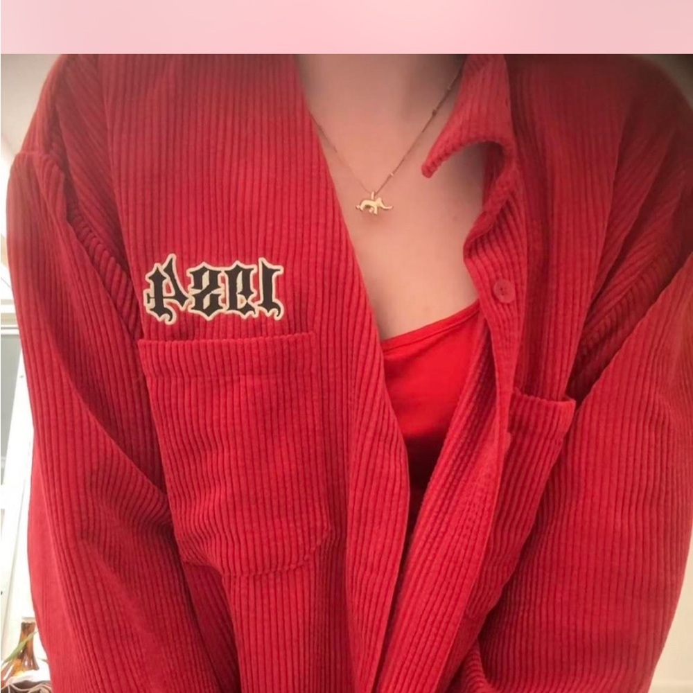 Forever 21 Red Corduroy Jacket